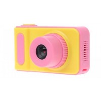 Kamera dječja Kequ 1080p, žuta s kombinacijom roze